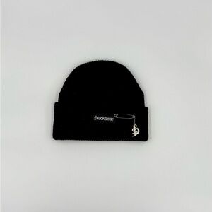 Blackbear Black Beanie with Charm
